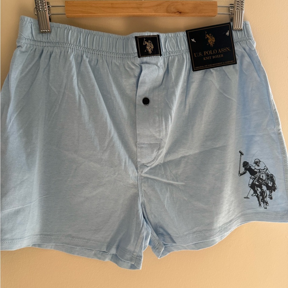 U.S. Polo Assn. Sky Blue Men's Boxers